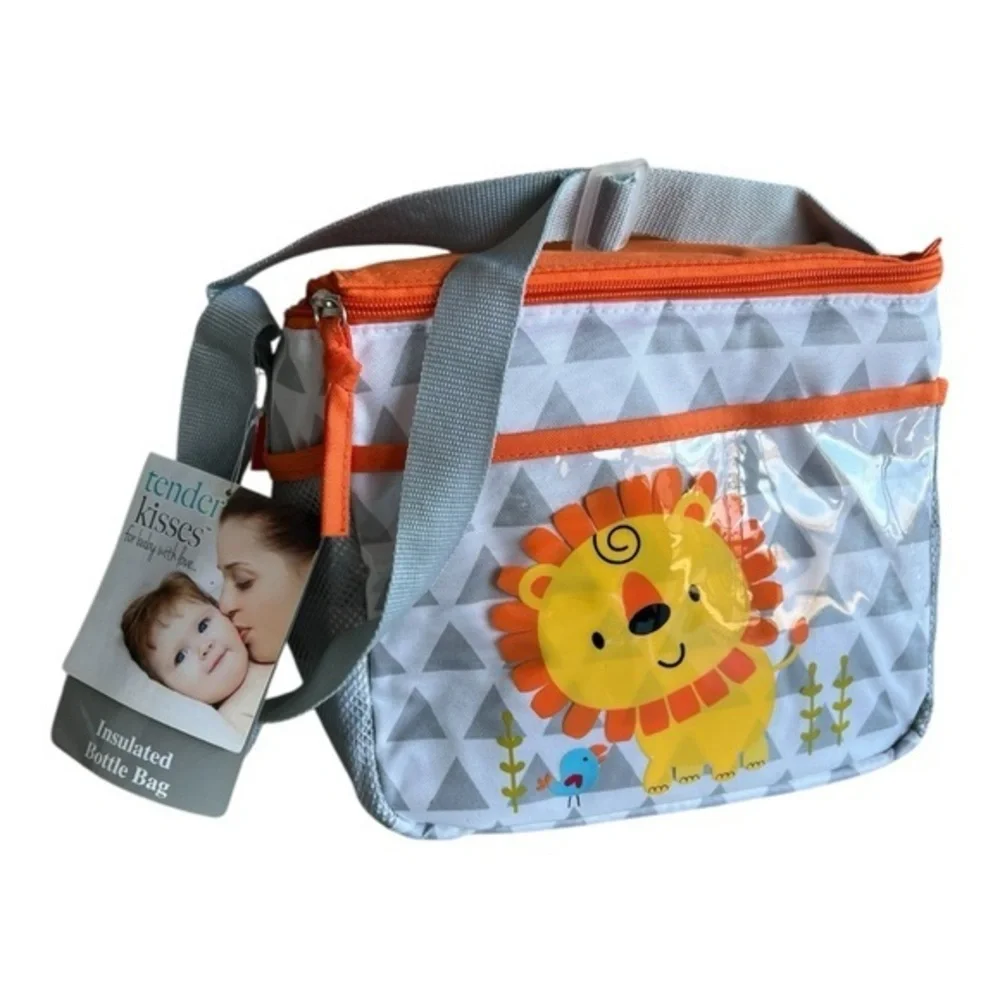 Tender Kisses Lion Insulated Bottle Bag For Babies With Love